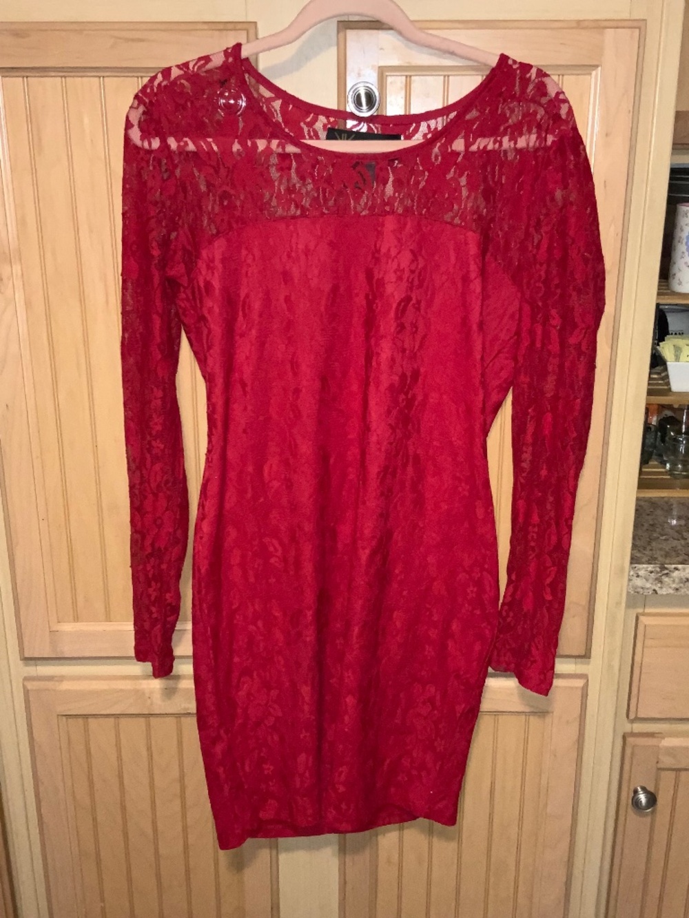 Women’s Kardashian Red dress Preowned size large
